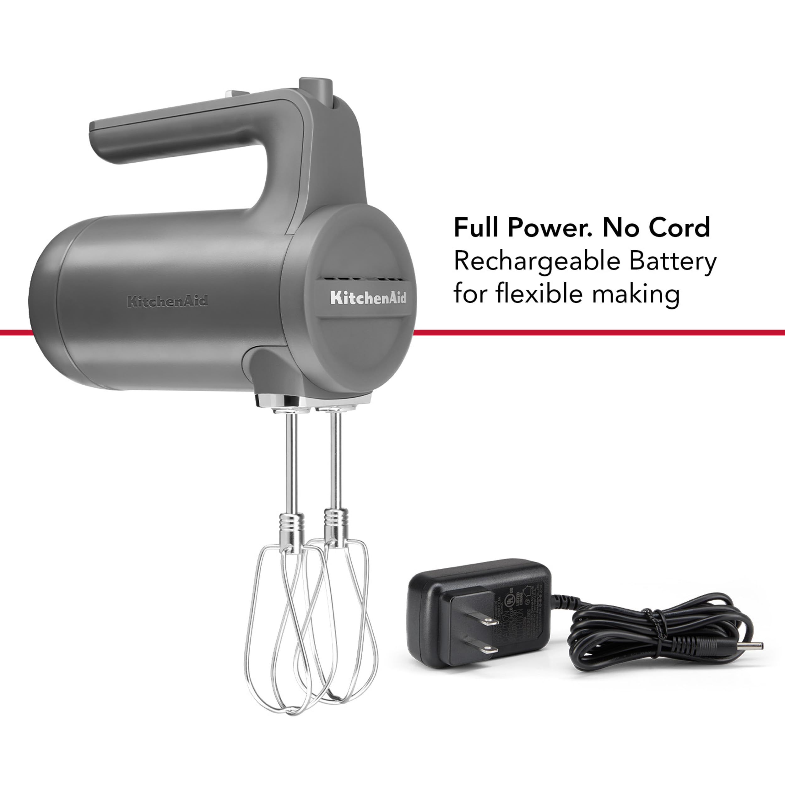 KitchenAid Cordless 7 Speed Hand Mixer - KHMB732DG - Image 4