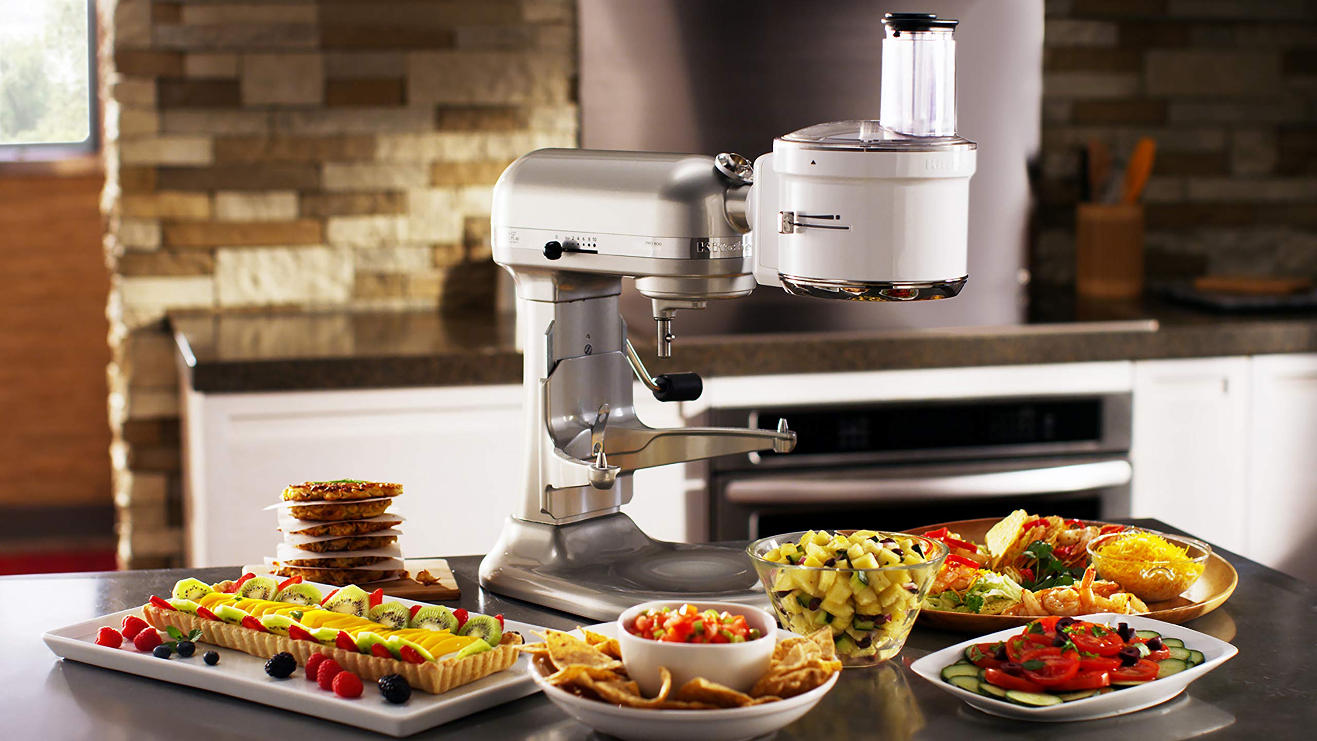 KitchenAid Food Processor Attachment - KSM1FPA, White - Image 6