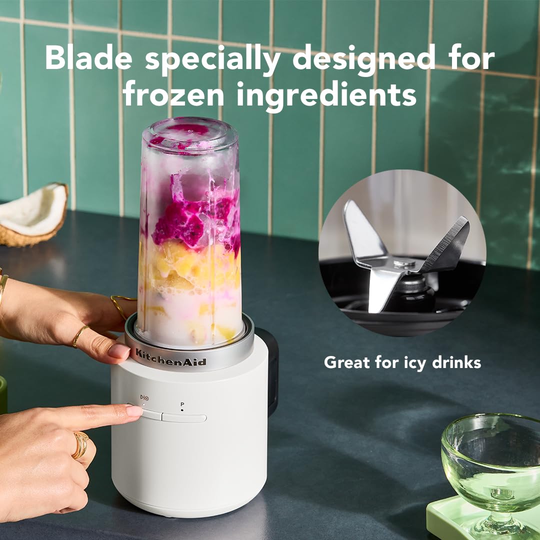 KitchenAid Go Cordless Personal Blender - battery sold separately, KSBR200, Porcelain White - Image 3