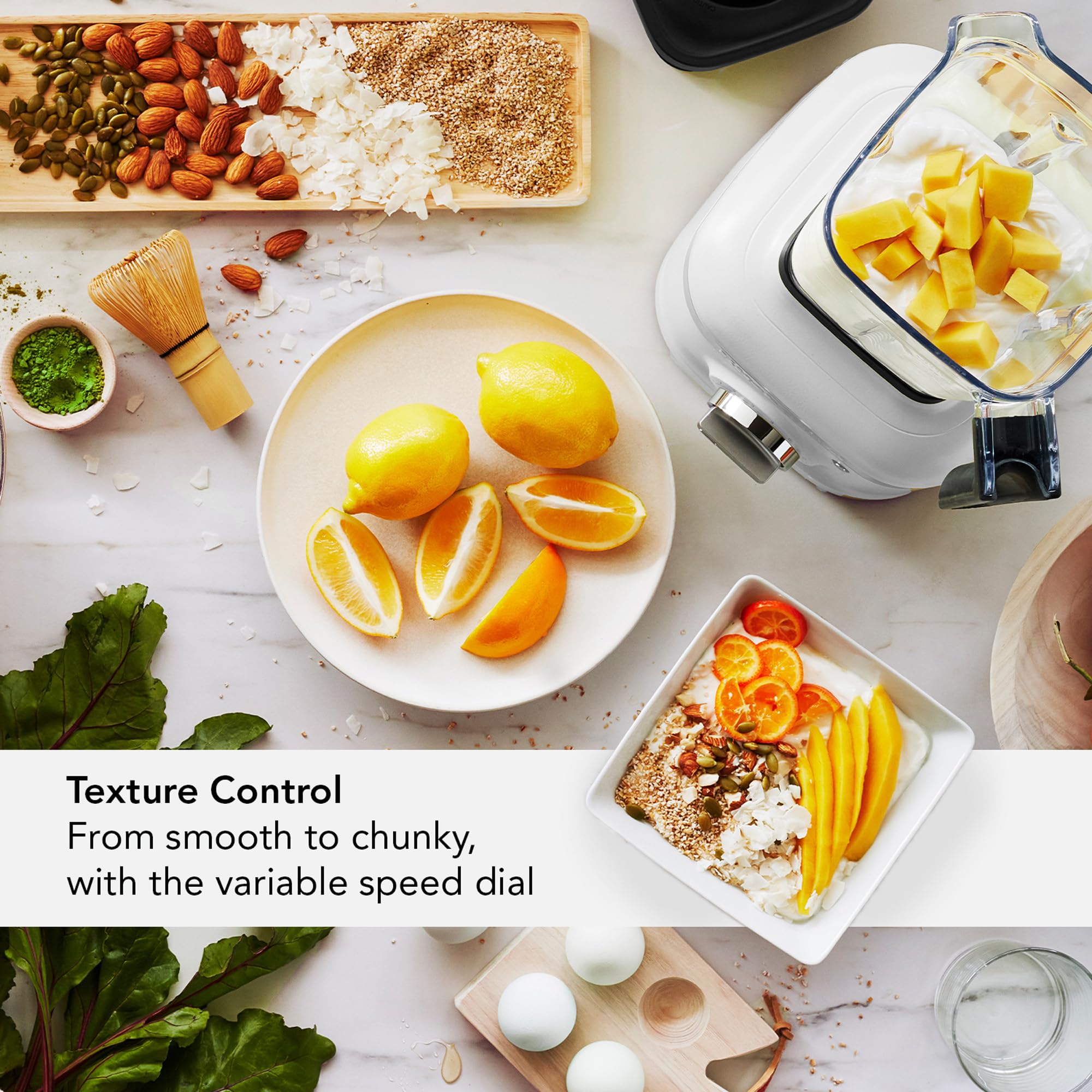 KitchenAid K400 Variable Speed Blender with Tamper - KSB4028 - Milkshake - Image 5