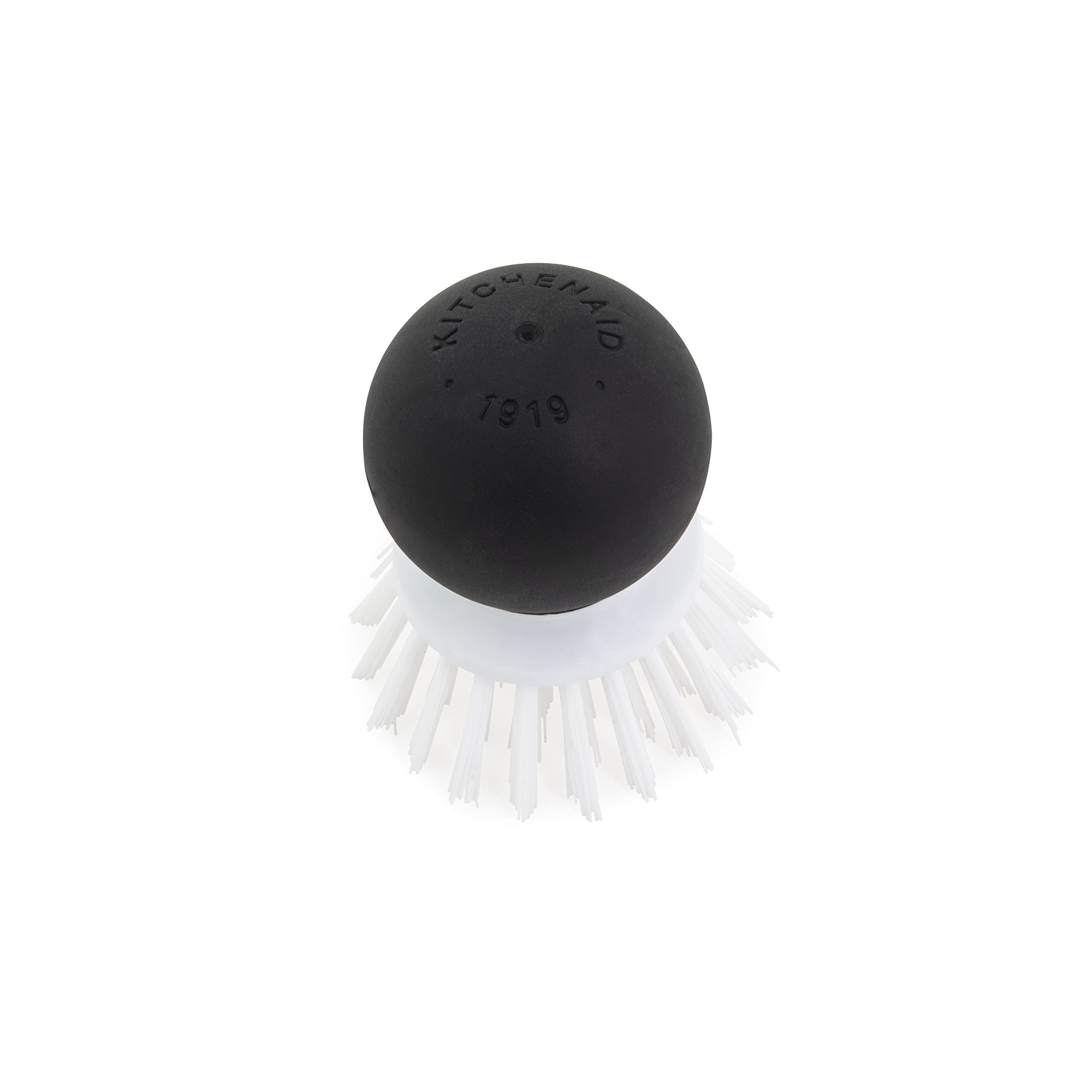 KitchenAid Soft Grip Vegetable Brush for Hard Skinned Fruits and Vegetables, Sturdy Bristles for Tough Scrubbing, Soft Girp Handle for Optimal Conrtol, Dishwasher Safe, 2.05 Inch, Black - Image 10