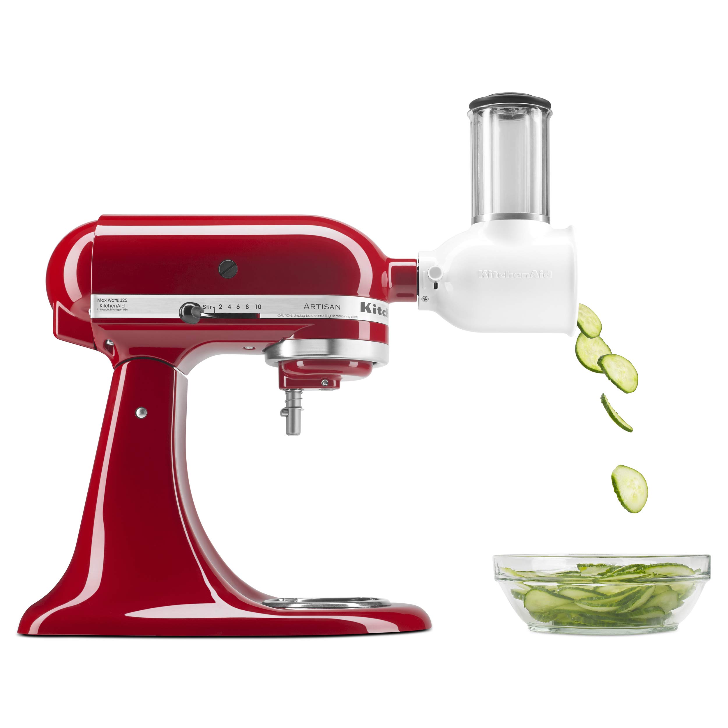KitchenAid Value Bundle Artisan Series 5 Quart Tilt-Head Stand Mixer with Included Flex Edge Beater, KSM150FEER, Empire Red - Image 4