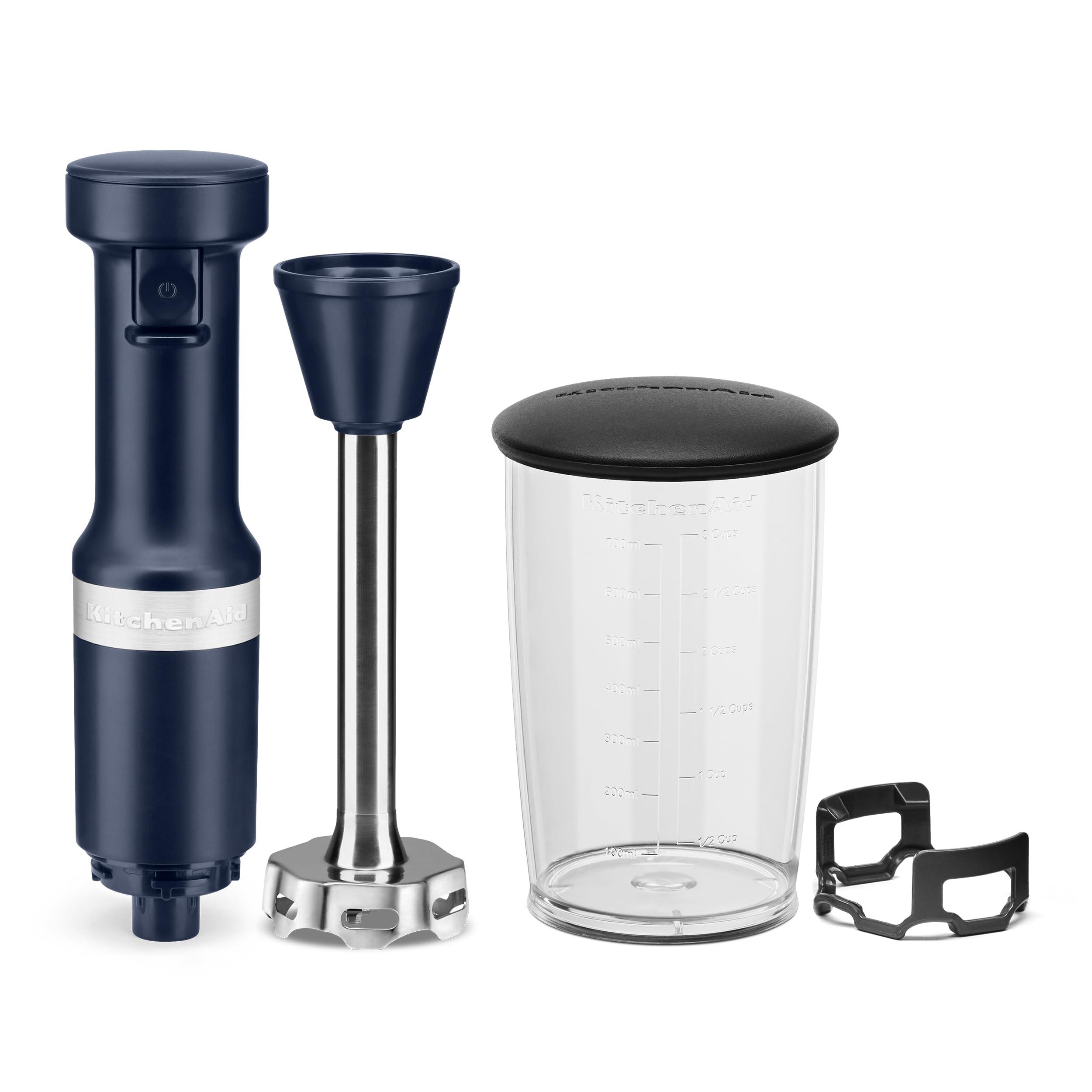 KitchenAid Variable Speed Corded Hand Blender KHBV53, Ink Blue - Image 3
